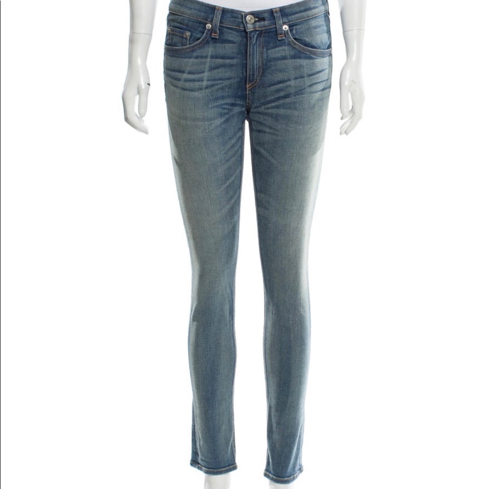 Rag & bone low rise skinny jeans sz 27